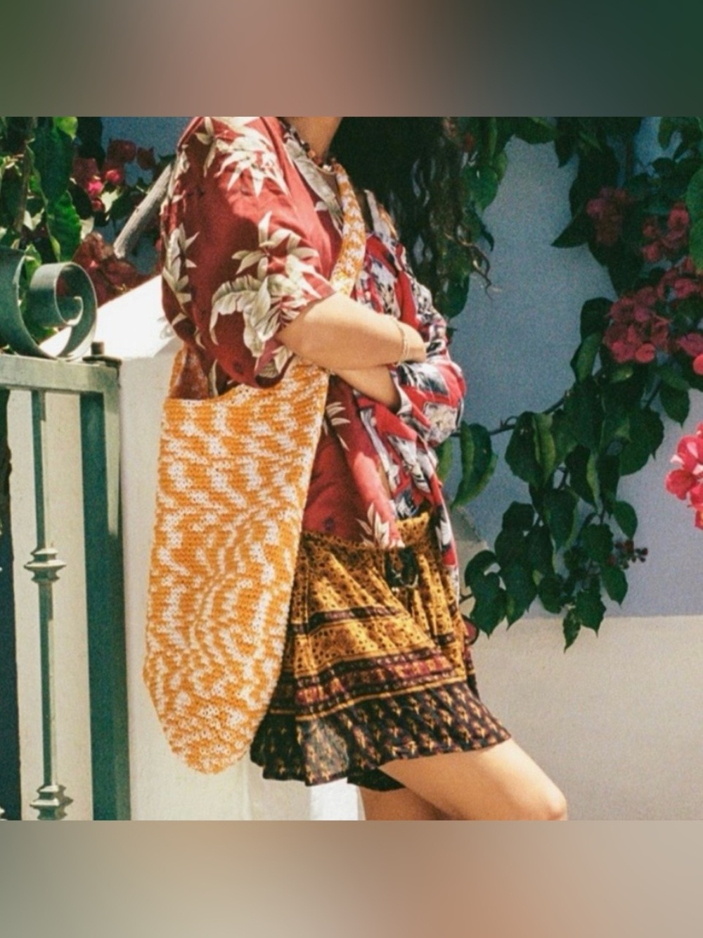 Urban Outfitters Raffia Shoulder Bag